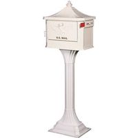 Solar PED0000W Locking Pedestal Mailbox Post