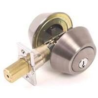 Double Cylinder Deadbolt, Antique Nickel