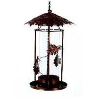 hanging oak leaf bird feeder