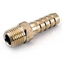 Hose Barb Insert Fitting, 1/2in. x 3/4in. Brass