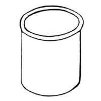 galvanized chimney thimble, 6in. x 8in.