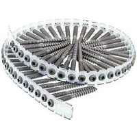 Cupped Square Head Screws, #8 x 3in. Gray 