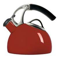 tea kettle, red
