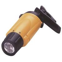 clipmate yellow white led flashlight