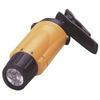 Clipmate Yellow White Led Flashlight