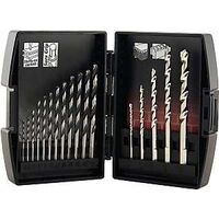 PVB Masonry HI Speed Steel Drill Bit Set, 17 Pc