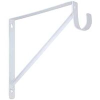 Shelf & Rod Bracket, 11in. x 12 5/8in. White