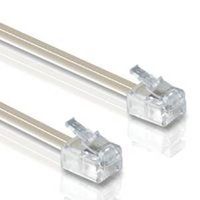 telephone line cord, 50 white