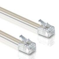 Telephone Line Cord, 50' White