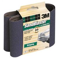 sandblaster 4in. x 24in. purple belts, 50 grit