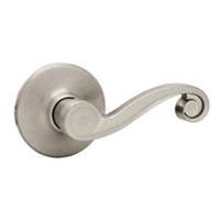 scroll dummy lever, satin nickel