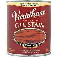 Varathane Interior & Exterior Oil Gel Stain, 1 Qt Traditional Cherry