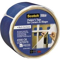 painters tape for corners, blue