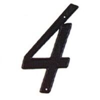 4" House Number Black #4