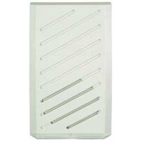 Wireless Plug In Chime with LED Light, White