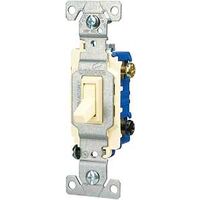 grounded 3 way switch almond 