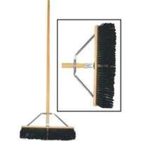 hardpoly contractor broom, 18in.  