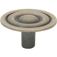 1 3/8in. Antique Brass Knob