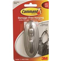Command 17053BN Traditional Large Decorative Hook