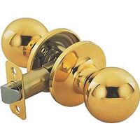 Ball Knob Passage Polished Brass Visual Pack