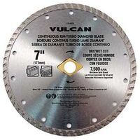 Diamond Turbo Continuous Rim Circular Saw Blade, 7in.