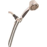 five spray hand shower head, satin nickel