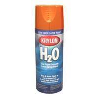 krylon h2o latex spray paint, orange