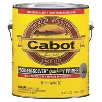 Cabot Problem Solver Quick Dry Primer, 1 Gal White