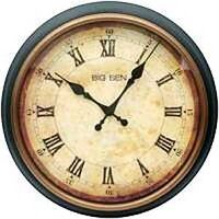 Plastic Wall Clock, 20in. Black