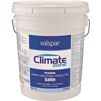 exterior latex house paint, 5 gal satin clear base