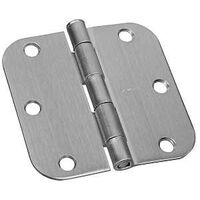 radius hinge, 3 1/2in. x 3 1/2in. nickel