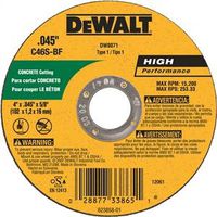 Dewalt DW8071 Type 1 Thin Reinforced Cut-Off Wheel