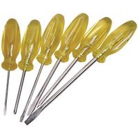 screwdriver set 6 pc, pvd handle