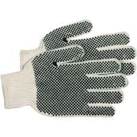3013943 - GLOVE WHITE KNIT W PVC DOTS RV