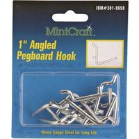 angled pegboard hooks us2c, 1in.