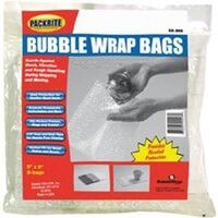airtight bubble wrap bags, 9in. x 9in.
