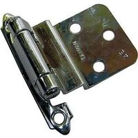 modern hinge 3/8in. chrome