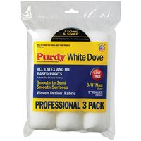 3043726 - 9X3/8IN WHITEDOVE ROLL CVR 3PK