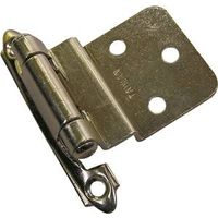 modern hinge 3/8in. bright nickel