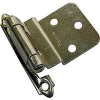modern hinge 3/8in. bright nickel