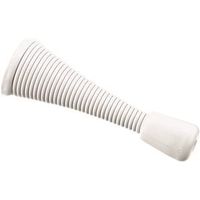 heavy duty spring door stop, white