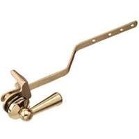Front Mount Universal Fit Toilet Flush Lever, Polished Brass