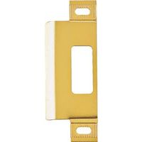 adjustable strike reinforcer, 4 7/8in. brass