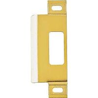 Adjustable Strike Reinforcer, 4 7/8" Brass