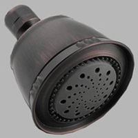 five spray victorian shower head, venetian bronze