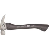 dead on curved handle claw hammer, 16 oz