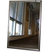 Rectangular Ornate Mirror, 36in. x 48in. Silver