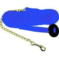 Horse Lunge Lead with Chain, 25 Blue