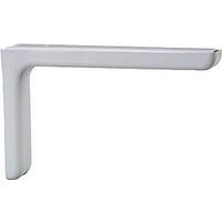 Designer Shelf Bracket, 10in. White