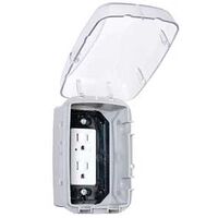 Single gang In Use Outlet Cover, 5 3/8" x 3 1/2" x 2 7/8"